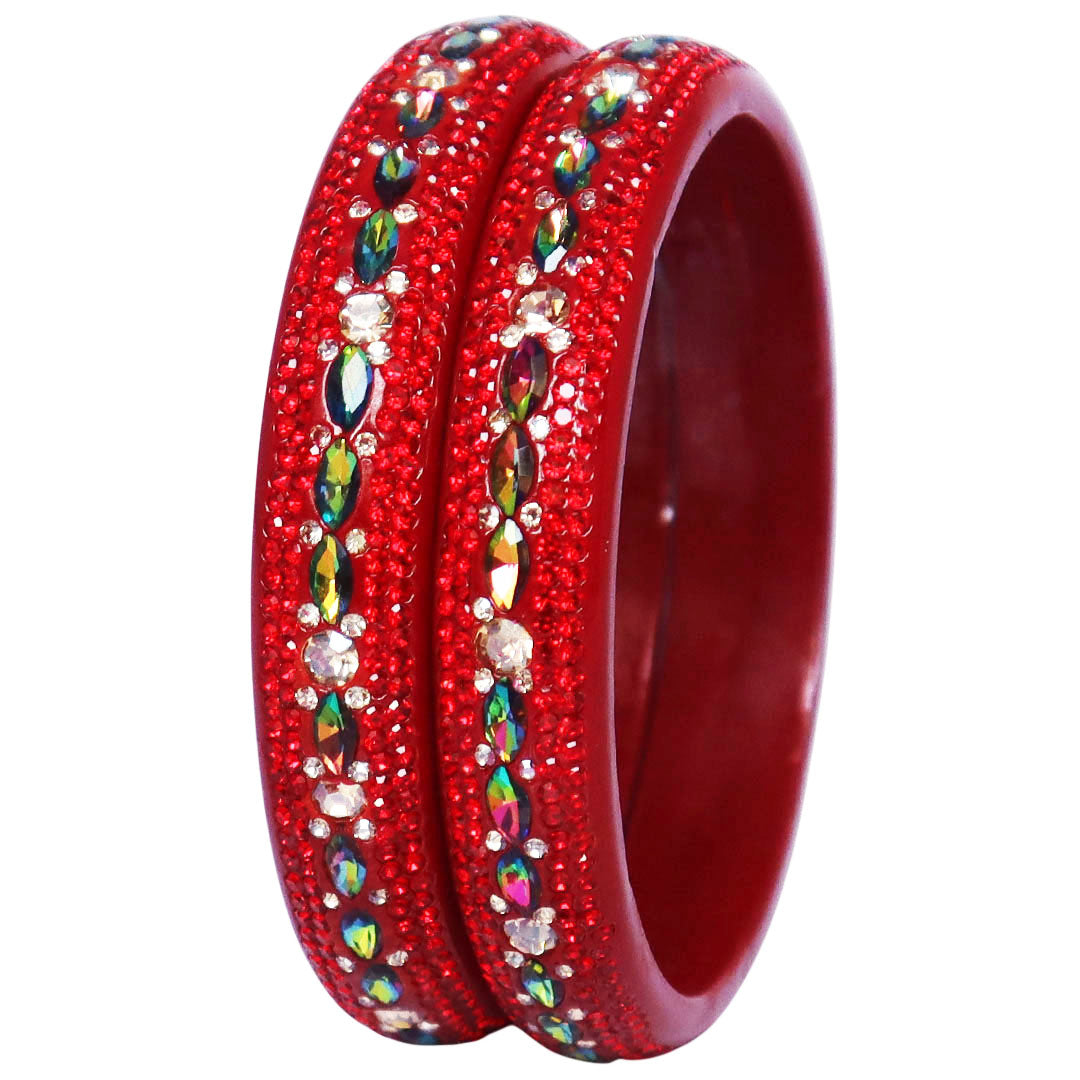 Women’s Lac Kada Jewelry in Latest Artifical Stones Design