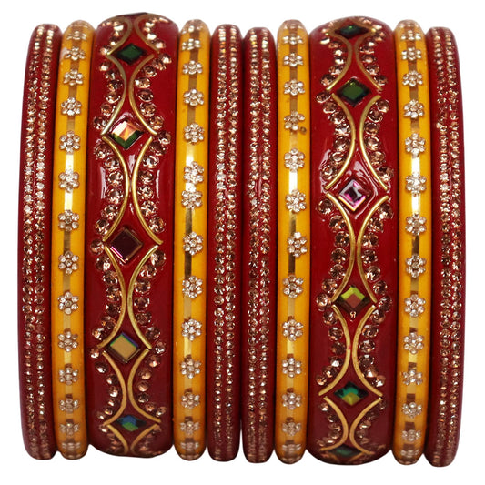 Handcrafted Lac Short Bangles for Marriage & Festival Functions