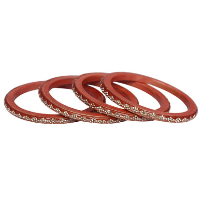 Premium designer lac bangles for women with rhinestone work