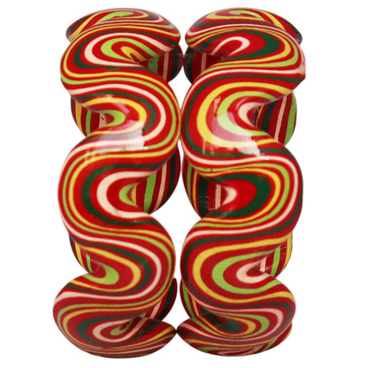 Trendy Wave Pattern Lac Kada for Wedding & Festive Wear