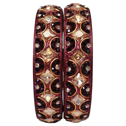 Jaipuri Fancy Lac Kada Bangles For Women With Latest Kundan Design