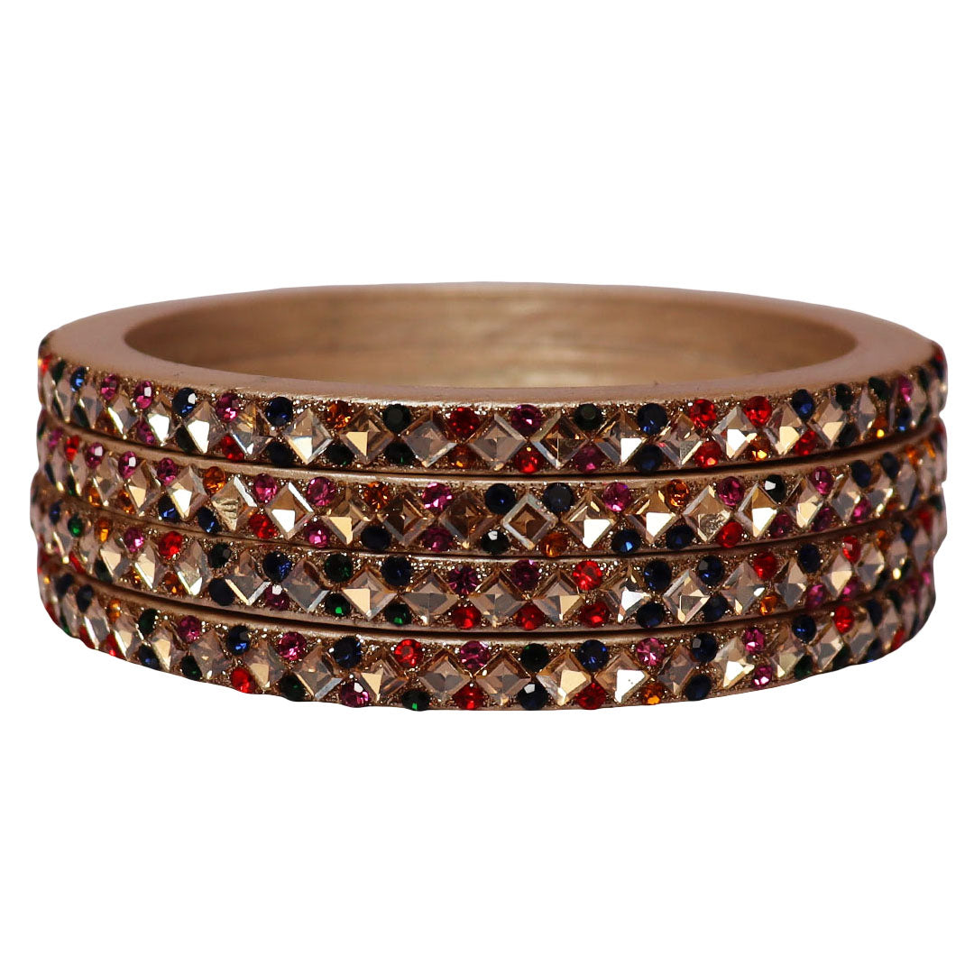 Handmade Lac Bangles For Women With Latest Kundan Design