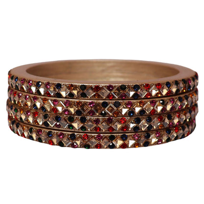 Handmade Lac Bangles For Women With Latest Kundan Design