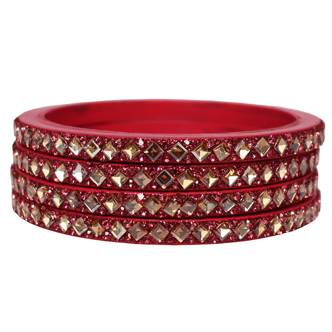 Handmade Lac Bangles For Women With Latest Kundan Design