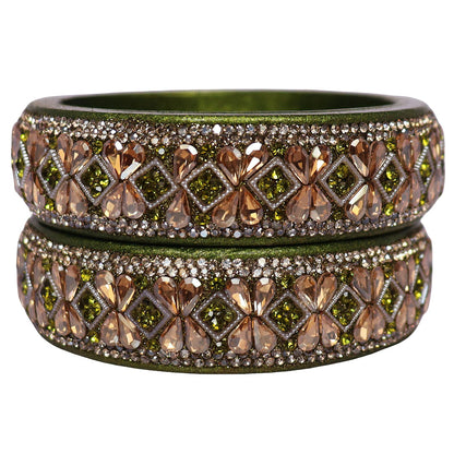 Jaipuri Designer Lac Kada Bangles For Women With Latest Kundan Design
