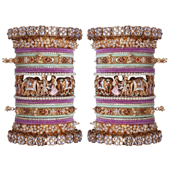 Rajasthani Traditional Bangles Premium Bridal Set