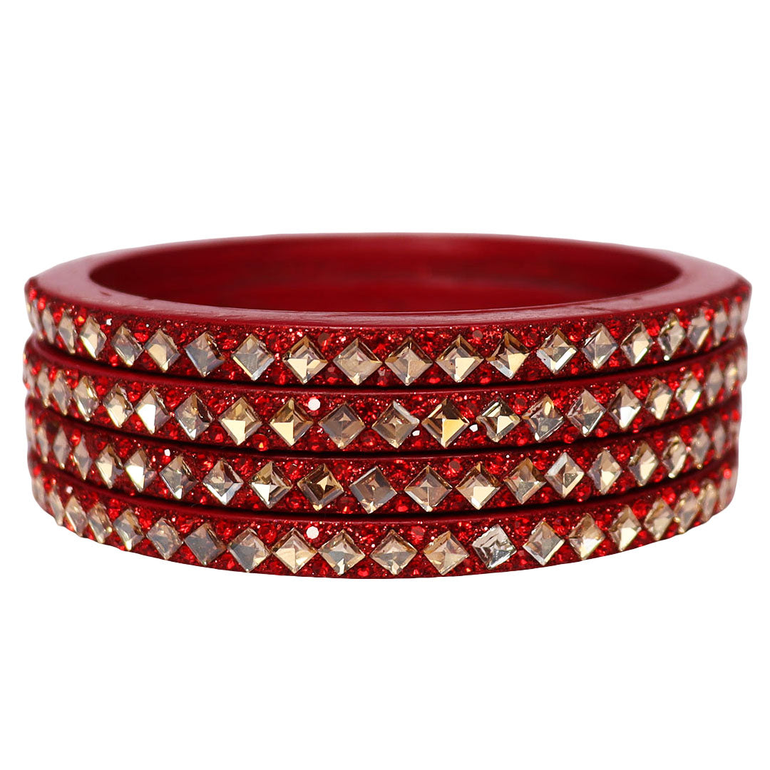 Handmade Lac Bangles For Women With Latest Kundan Design
