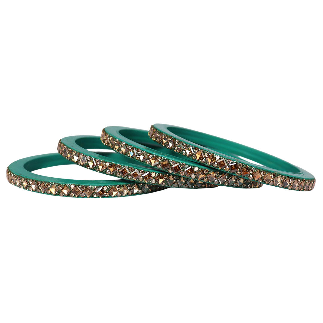Handmade Lac Bangles For Women With Latest Kundan Design