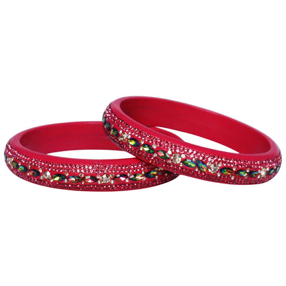Women’s Lac Kada Jewelry in Latest Artifical Stones Design
