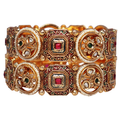 Premium Gold Plated Bracelet for Women's in Traditional Design