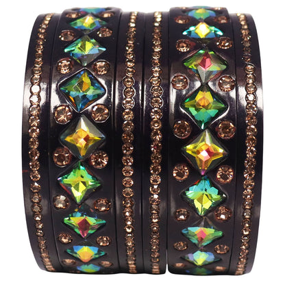 Rakhi Special Traditional Lac Bangles Set With Latest Kundan Design