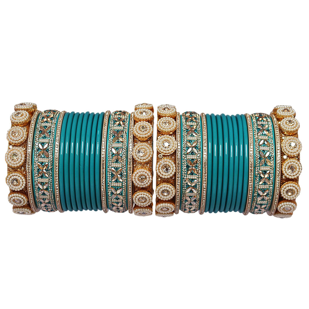 Handmade Kundan Bangles for Teej and Karwa Chauth