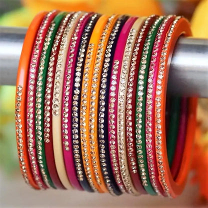 Beautiful Multicolor Lakh Bangle Set