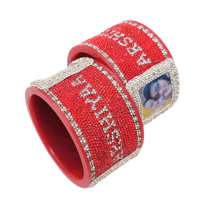 Best Personalized Name and Photo Kada (Pack of 2)