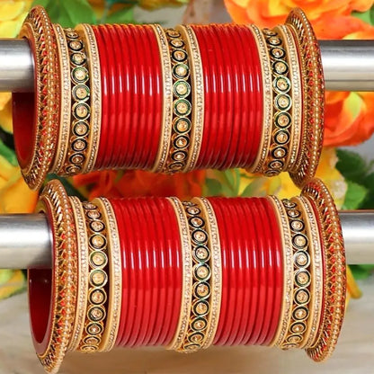 Punjabi Lac Wedding Chura in Beautiful Design