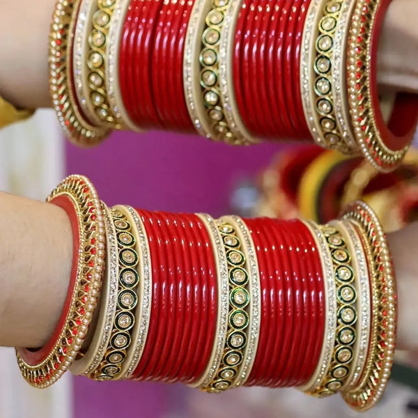 Stunning Designer Lac Chura for Wedding Ceremonies