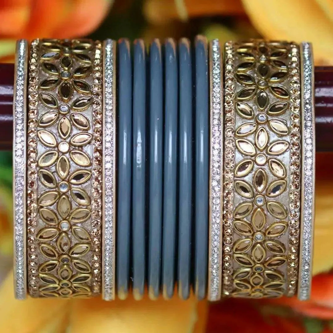 Best Lac Kundan Punjabi Chuda For Wedding (Pack Of 24)