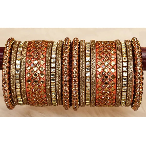 Lac Rajwadi Chuda with Best Kundan Design