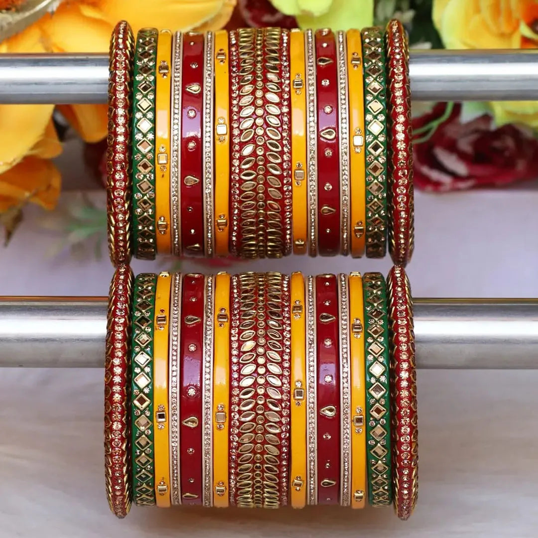 Best Lac Rajwadi Bangle Set For Wedding