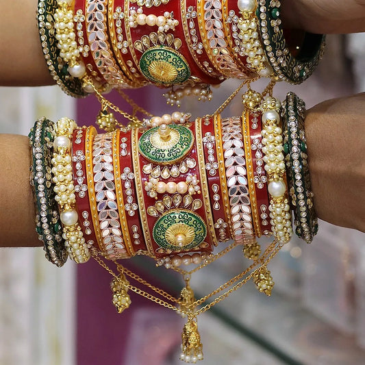 Beautiful Kundan Rajwadi Bridal Bangle