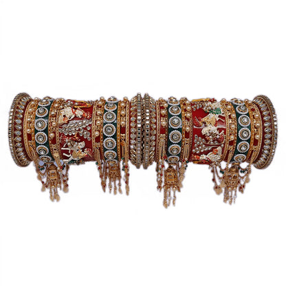 Best Rajwadi Bangle Set in Doli Design